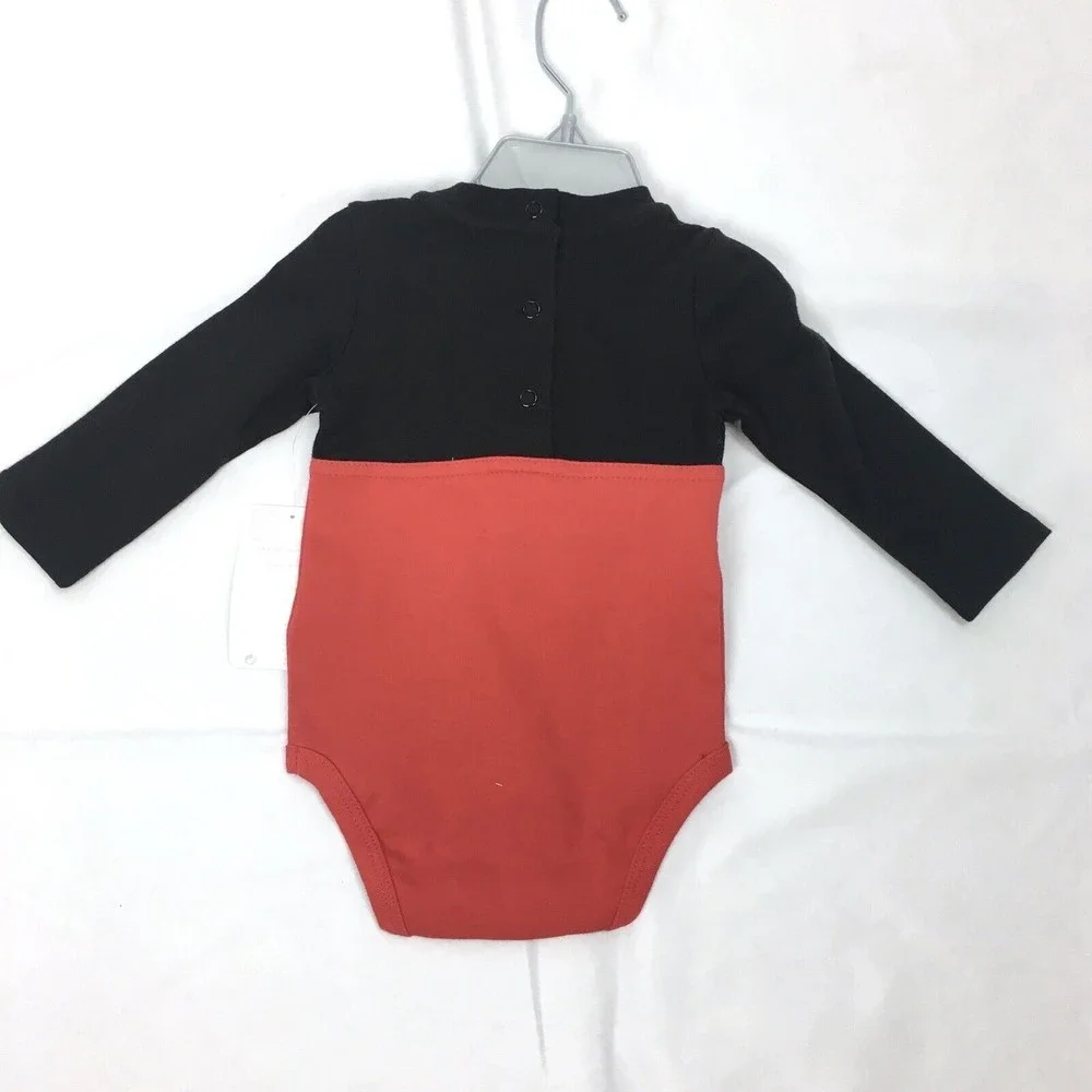 New Disney Store Mickey Mouse Baby Costume Bodysuit Hat 6-9m - Picture 2 of 2